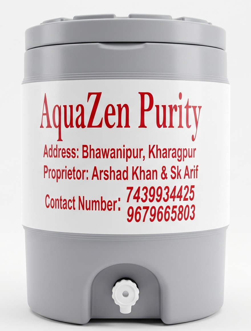 AquaZen Purity Chilled Water Dispenser Camper with Tap