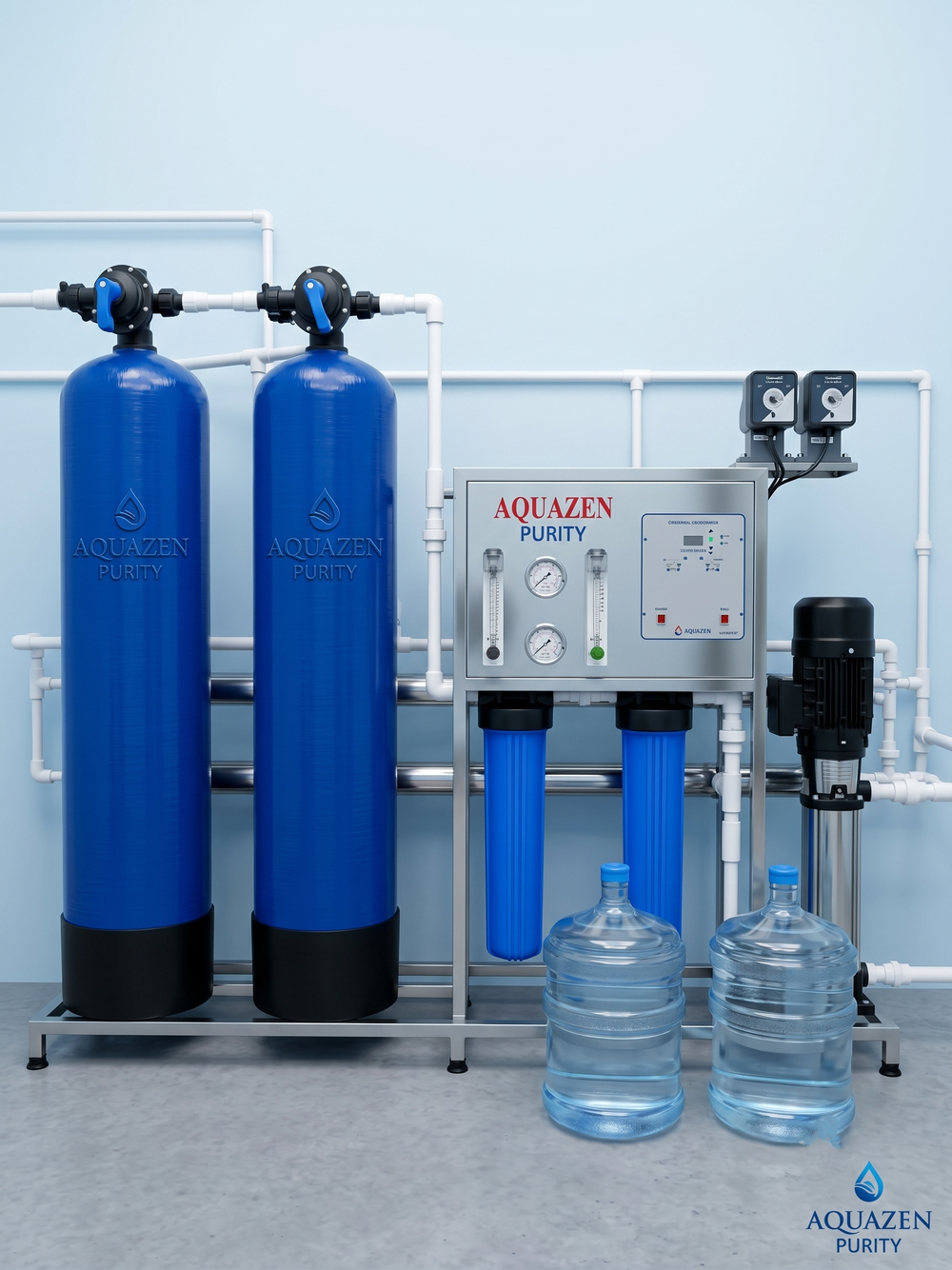 AquaZen Purity Commercial RO Purification Plant Kharagpur